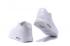 Nike Air Max 1 Ultra Flyknit Hombres Mujeres Estilo de vida Zapatos para correr Triple Blanco 843384-006