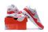 Nike Air Max 1 Ultra Flyknit OG รองเท้าวิ่งผู้หญิงสีขาว Pure Platinum Grey University Red 843384-101