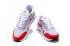 Nike Air Max 1 Ultra Flyknit OG גברים נשים נעלי ריצה לבן טהור פלטינום אפור אוניברסיטת אדום 843384-101