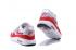 Nike Air Max 1 Ultra Flyknit OG Muži Dámské Běžecké boty White Pure Platinum Grey University Red 843384-101
