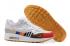 Nike Air Max 87 colorido blanco naranja rojo verde leopardo azul amarillo unisex zapatos para correr