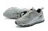 Nike Air Max 90+97 Zapatos para correr Unisex Gris Plata Rojo