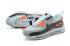 Sepatu Lari Nike Air Max 90+97 Uniseks Putih Gery Oranye