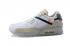 Nike Air Max 90 OW Chaussures de course pour hommes Blanc Jaune Clair AA7293-100