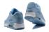 Nike Air Max 90 bleu blanc hommes chaussures de course 537394-113