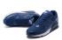buty do biegania Nike Air Max 90 ciemnoniebieskie białe 537394-115