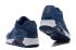 Nike Air Max 90 dyb blå hvid løbesko 537394-115