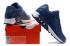 buty do biegania Nike Air Max 90 ciemnoniebieskie białe 537394-115