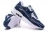 ανδρικά παπούτσια τρεξίματος Nike Air Max 90 Fireflies Glow BR Σκούρο Μπλε Λευκό 819474-400