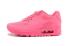 Nike Air Max 90 Hyperfuse QS Zapatos de mujer Todo Rosa Rojo 4 de julio Día de la Independencia 613841-666