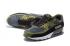 Nike Air Max 90 LTHR Karbon Abu-abu Hijau Tentara Hitam Sepatu Lari Pria 683282-020