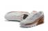 Giày chạy bộ nam Nike Air Max 90 LTHR màu trắng xám đồng 683282-022