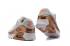 Мужские кроссовки Nike Air Max 90 LTHR белые серые бронзовые 683282-022