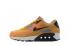Nike Air Max 90 LTHR geel carbon grijs oranje geel Heren Loopschoenen 683282-021