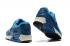 Kets Nike Air Max 90 Kulit LTHR Brigade Blue Armony Navy 768887-401
