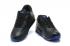 Sepatu Lari Pelatih Nike Air Max 90 All Black Royal Blue Baru 2020 472489-047