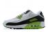 2020 ใหม่ Nike Air Max 90 Chlorophyll สีขาวสีเขียวสีดำรองเท้าวิ่ง CT4352-102