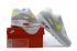 2020 Nuevo Nike Air Max 90 Lemon Venom Blanco Gris Zapatillas para correr CW2650-100