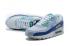 2020 Nouveau Nike Air Max 90 Blanc Bleu Hyper Jade Chaussures de course CT3623-400