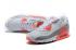 2020 Nike Air Max 90 White Hyper Orange Grey Running Shoes CT4352-103