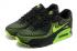 Nike Air Max 90 mustat vihreät juoksukengät