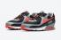 Nike Air Max 90 Black Radiant Red Wolf Harmaa Valkoinen CZ4222-001