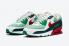 Nike Air Max 90 Maglione natalizio Bianco University Red Lucky Green DC1607-100