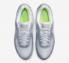 Nike Air Max 90 grijze karmozijnrode tint Volt FJ4824-001