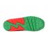 Nike Air Max 90 Gs 聖誕毛衣大學幸運深綠色原子青色白色紅色 DC1621-100