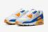 маратонки Nike Air Max 90 Knicks White Blue Yellow Running Shoes CT4352-101