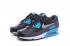 bežecké topánky Nike Air Max 90 Leather Black Blue Lagoon 652980-004