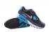 Nike Air Max 90 Cuir Noir Bleu Lagoon Chaussures de Course 652980-004