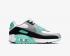 Nike Air Max 90 Leather GS White Grey Hyper Turquoise Black CD6864-102