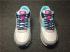 Sepatu Remaja Nike Air Max 90 Kulit GS Putih Pink Biru 724852-102