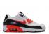Nike Air Max 90 Deri Gs Kızıl Mor Beyaz Siyah Parlak 833412-117,ayakkabı,spor ayakkabı