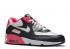 Nike Air Max 90 Ltr Gs Antracit Hyper Pink Hvid Metallic Sølv 833376-003