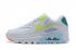 buty do biegania Nike Air Max 90 Pastel White Barely Volt Aurora Green CZ0366-100