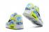 Nike Air Max 90 SE Worldwide Pack รองเท้าวิ่งสีขาวเรืองแสงสีเขียวสีน้ำเงินสีดำ QA1342-107