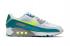 Scarpe Nike Air Max 90 Spruce Hot Lime Bianche Grigie Nebbia CZ2908-100