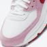 Nike Air Max 90 วันวาเลนไทน์ 2021 มหาวิทยาลัยสีขาว Red Tulip Pink DD8029-100
