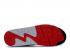 Nike W Air Max 90 1 สีขาวมหาวิทยาลัยสีแดงสีเทา Neutral สีดำ AQ1273-100