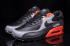 buty Nike Air Max 90 Essential Black Wolf Grey Red 652980-002