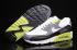 Nike Air Max 90 Essential LTR Putih Hitam Fierce Hijau Abu-abu 652980-103