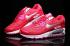 Nike Air Max 90 Essential Wit Rood Zilver 704953-001