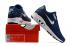 Nike Air Max 90 Ultra 2.0 Essential bleu blanc hommes chaussures de course 869950-400