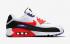 Nike Air Max 90 Beyaz Kırmızı Orbit Psişik Mor Siyah AJ1285-106,ayakkabı,spor ayakkabı