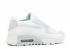 W Nike Air Max 90 Ultra 2.0 Flyknit Platinum Wit Pure 881109-104