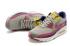 Nike Air Max 90 Breeze Schuhe Essential Sneakers Hellgrau Lila Gelb 644204-014