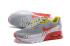 Nike Air Max 90 Ultra BR Damesschoenen Wit Grijs Rood 725061-008