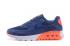 Sepatu Wanita Nike Air Max 90 Ultra Essential Legend Blue Lava Sun Orange 724981-400